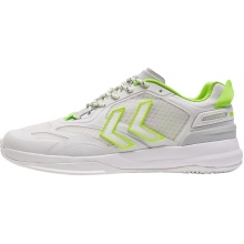 hummel Hallen-Indoorschuhe Dagaz 2.0 (Dämpfung) weiss/lime Herren